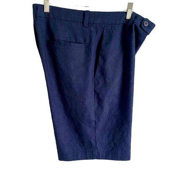 Cubavera Blue Linen Blend Men's Shorts Size 30 NEW NWOT - Picture 2 of 6
